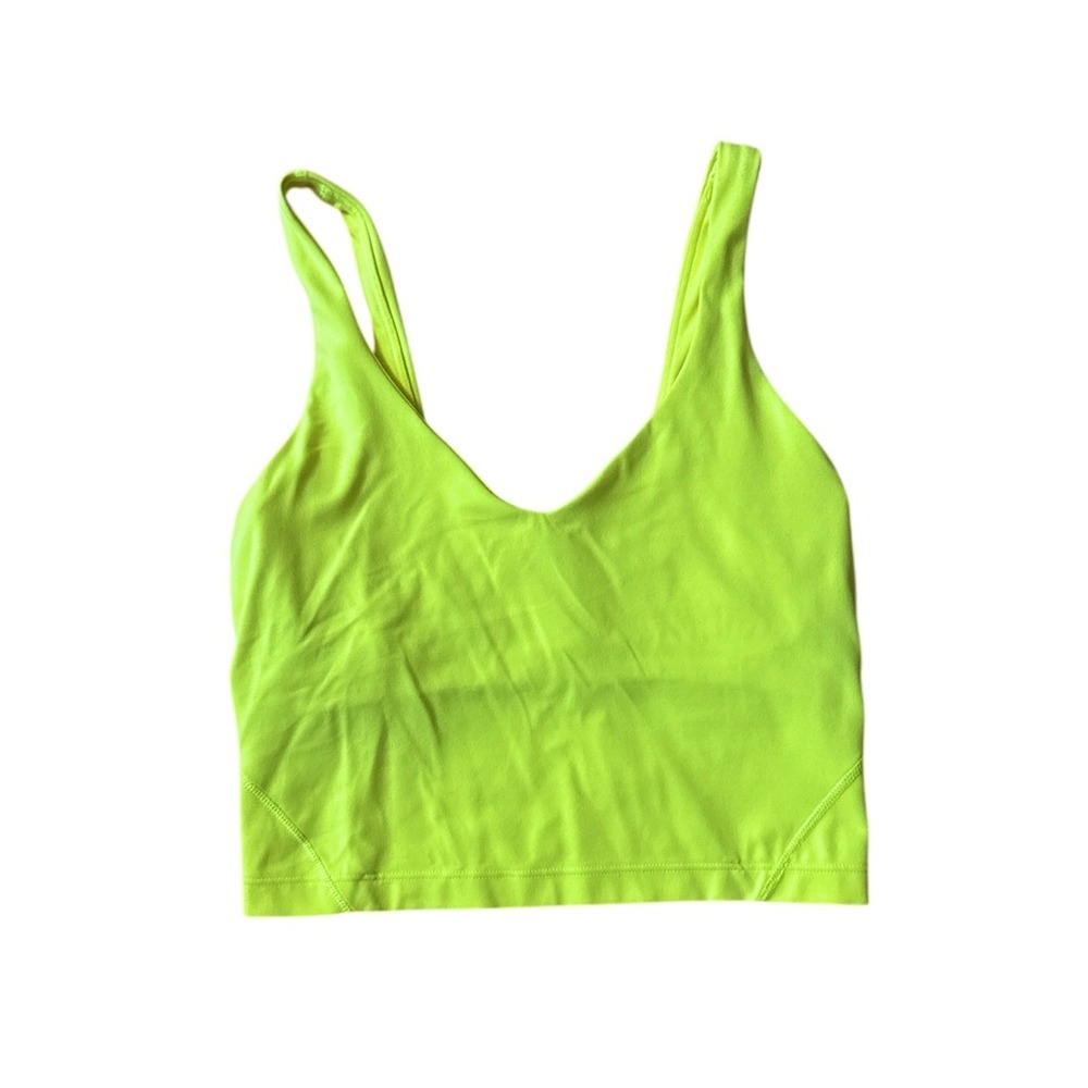 Lululemon Align Tank Top Highlighter Yellow Electric Lemon Neon Yellow Size 4